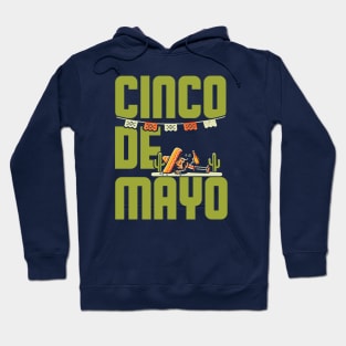 Cinco De Mayo Party Text Design Hoodie